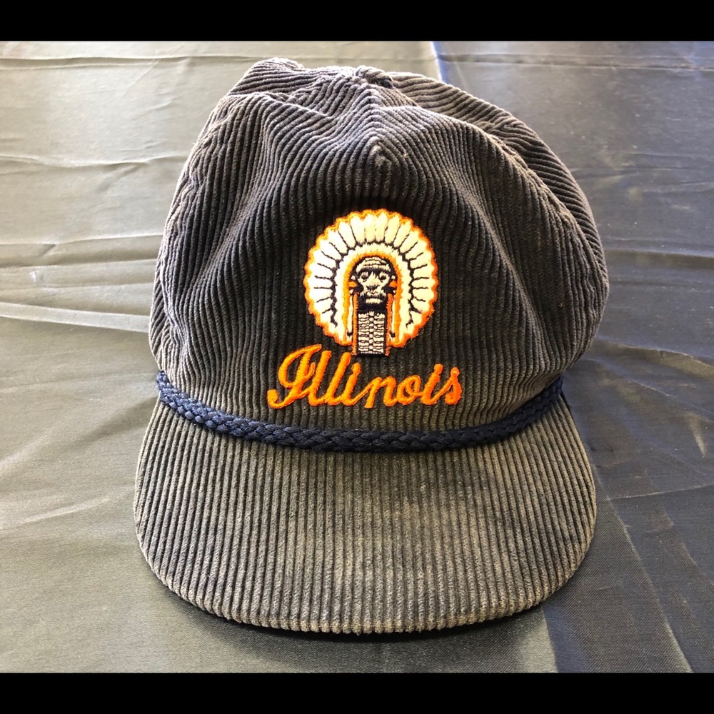 Illinois vintage strapback hat